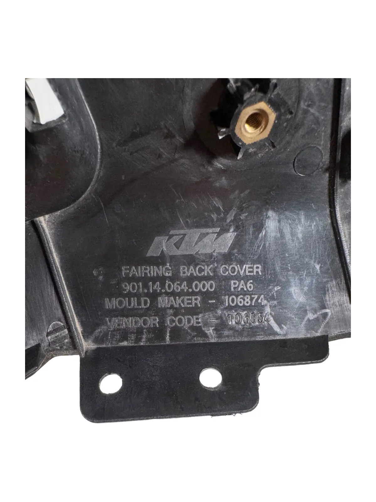 Used Scocca faro anteriore KTM Duke 200cc 2012 Arancione — real photo 10