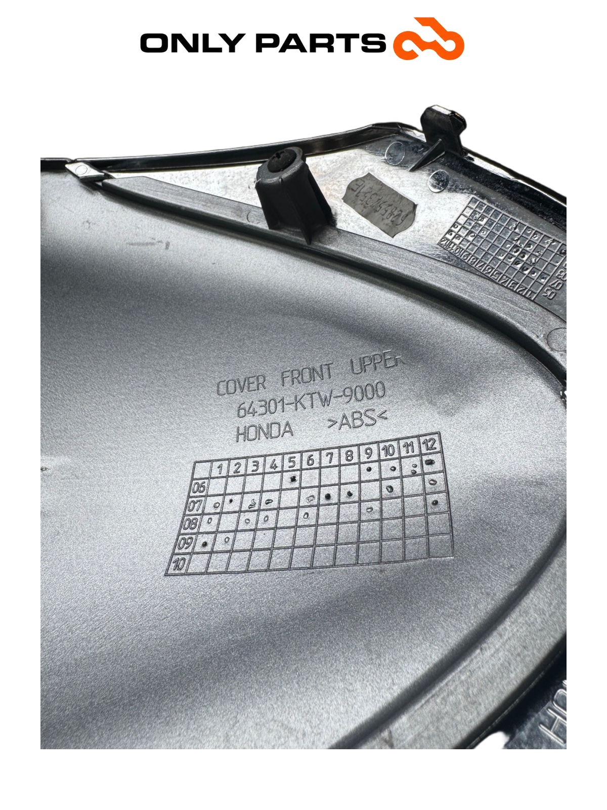 Gebrauchte Scudo anteriore superiore Honda SH 300i 2008 Grigio — echtes Foto 10