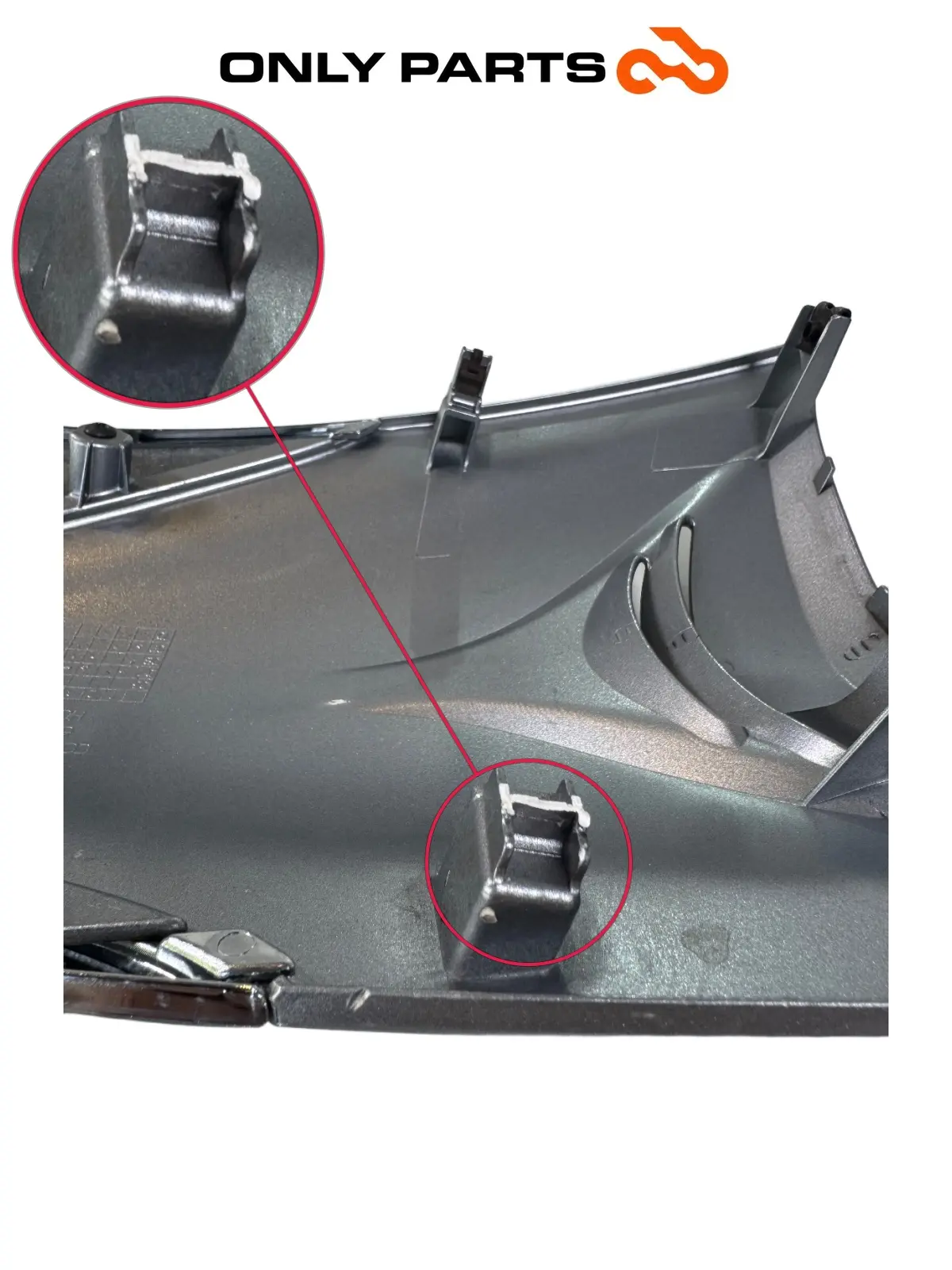 Gebrauchte Scudo anteriore superiore Honda SH 300i 2008 Grigio — echtes Foto 2