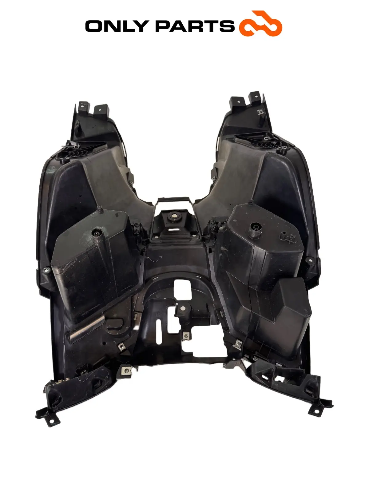 Gebrauchte Scudo anteriore Yamaha X-max 125cc 2014 Grigio opaco — echtes Foto 8