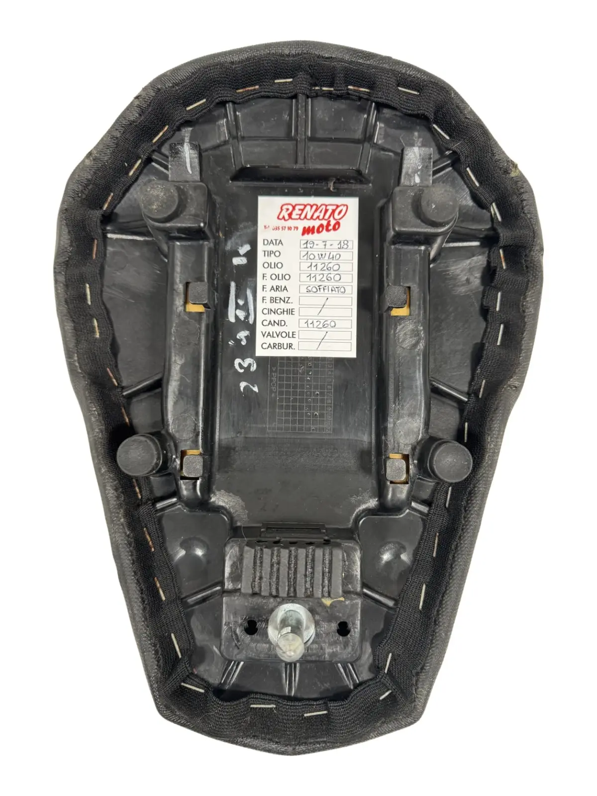 Gebrauchte Sella passeggero KTM Duke 200cc 2012 Arancione — echtes Foto 4