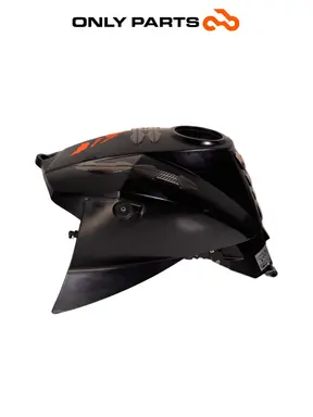 Gebrauchte Serbatoio benzina KTM Super Duke 990cc 2006 Nero/Arancione — echtes Foto 1