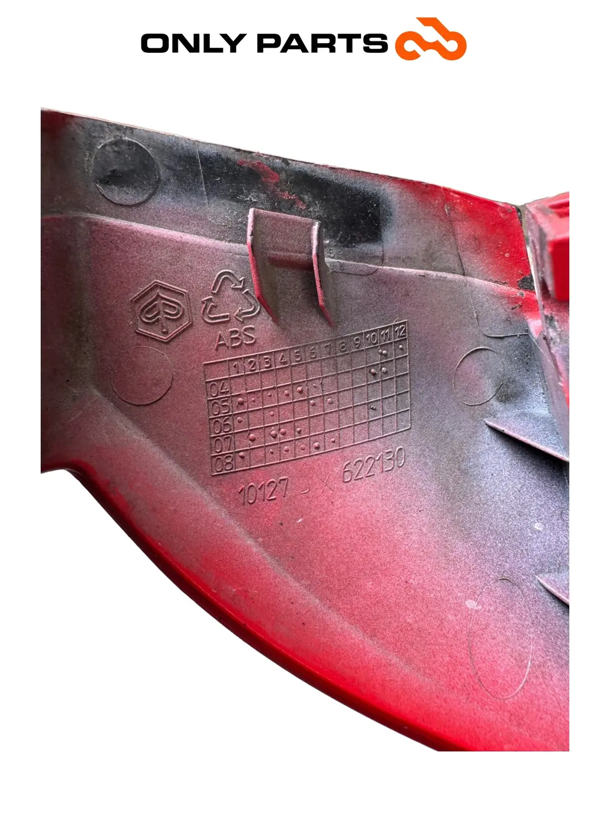 Gebrauchte Spoiler laterale inferiore destro / sottopedana Piaggio Vespa Lx 150cc — echtes Foto 7
