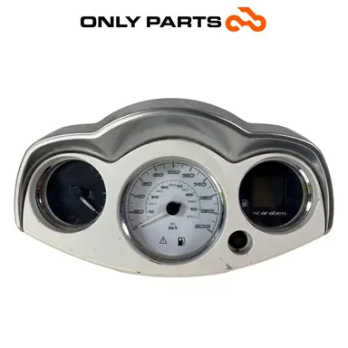 Used Instrument cluster speedometer Aprilia Scarabeo 300 2010 OEM Aprilia Scarabeo 300cc 2010 Bianco — real photo 1