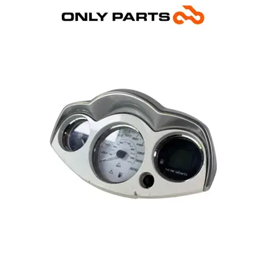 Used Instrument cluster speedometer Aprilia Scarabeo 300 2010 OEM Aprilia Scarabeo 300cc 2010 Bianco — real photo 2