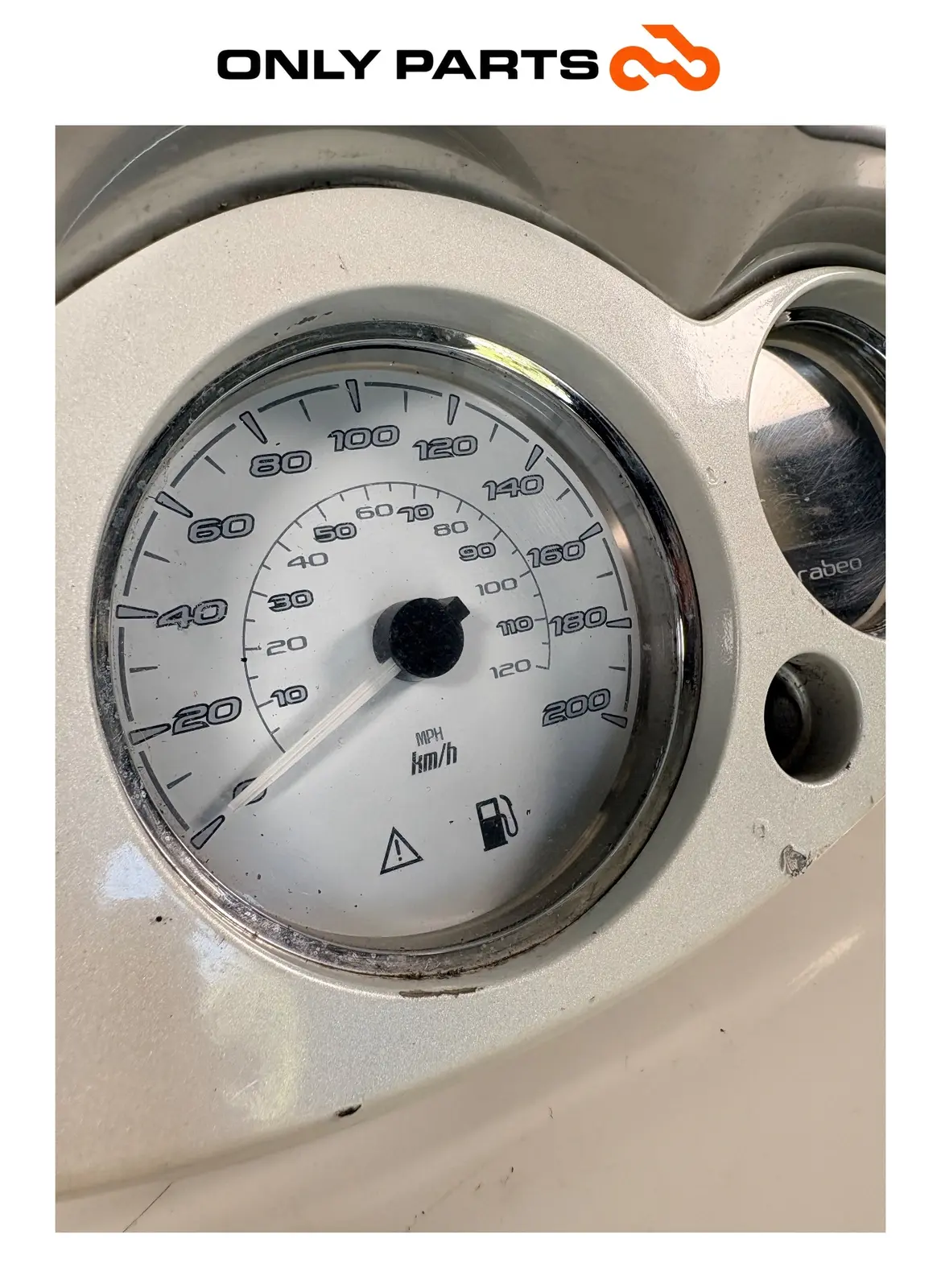 Used Instrument cluster speedometer Aprilia Scarabeo 300 2010 OEM Aprilia Scarabeo 300cc 2010 Bianco — real photo 4