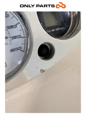 Used Instrument cluster speedometer Aprilia Scarabeo 300 2010 OEM Aprilia Scarabeo 300cc 2010 Bianco — real photo 5