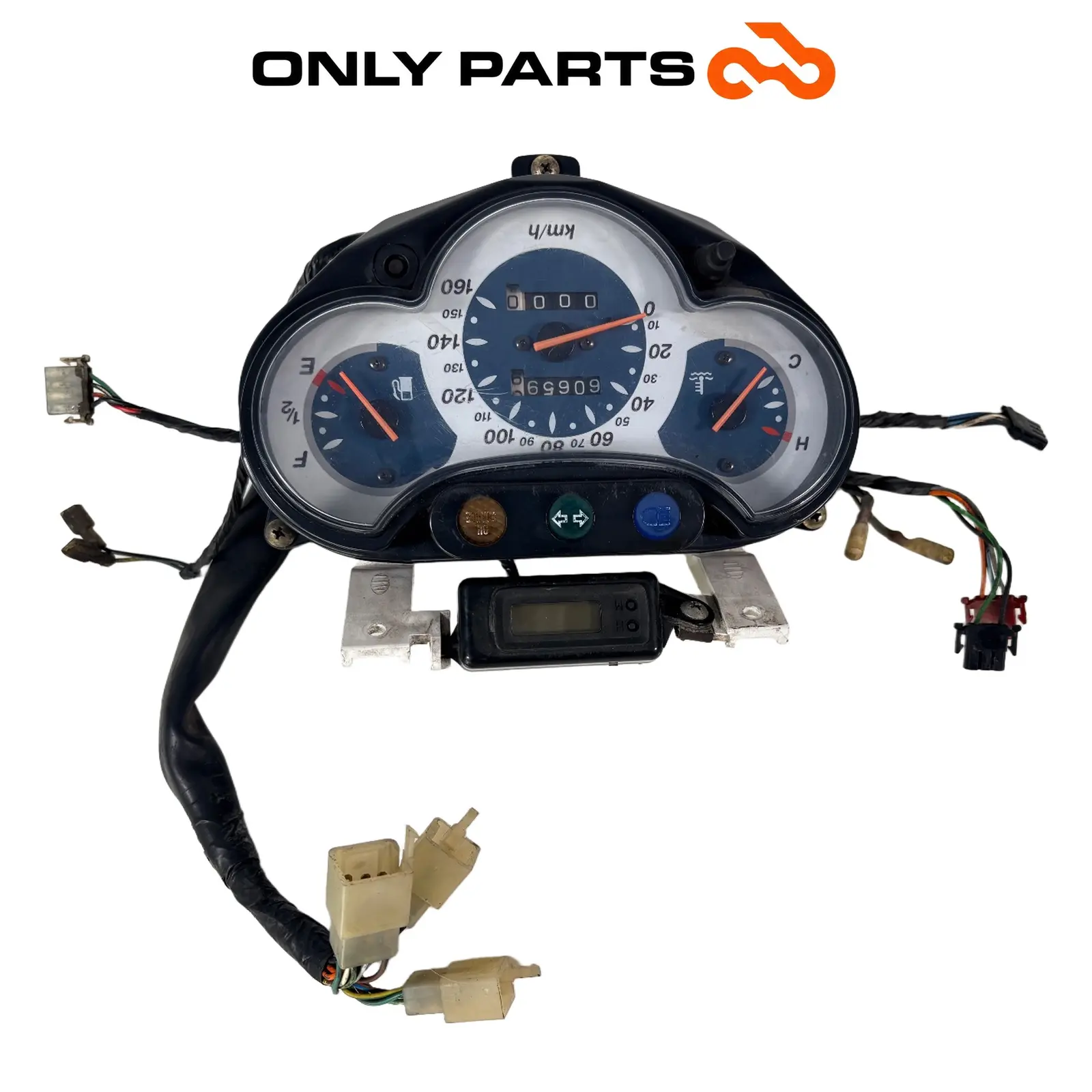Used Instrument cluster speedometer Honda Sh 150cc 2002 Azzurro — real photo 2