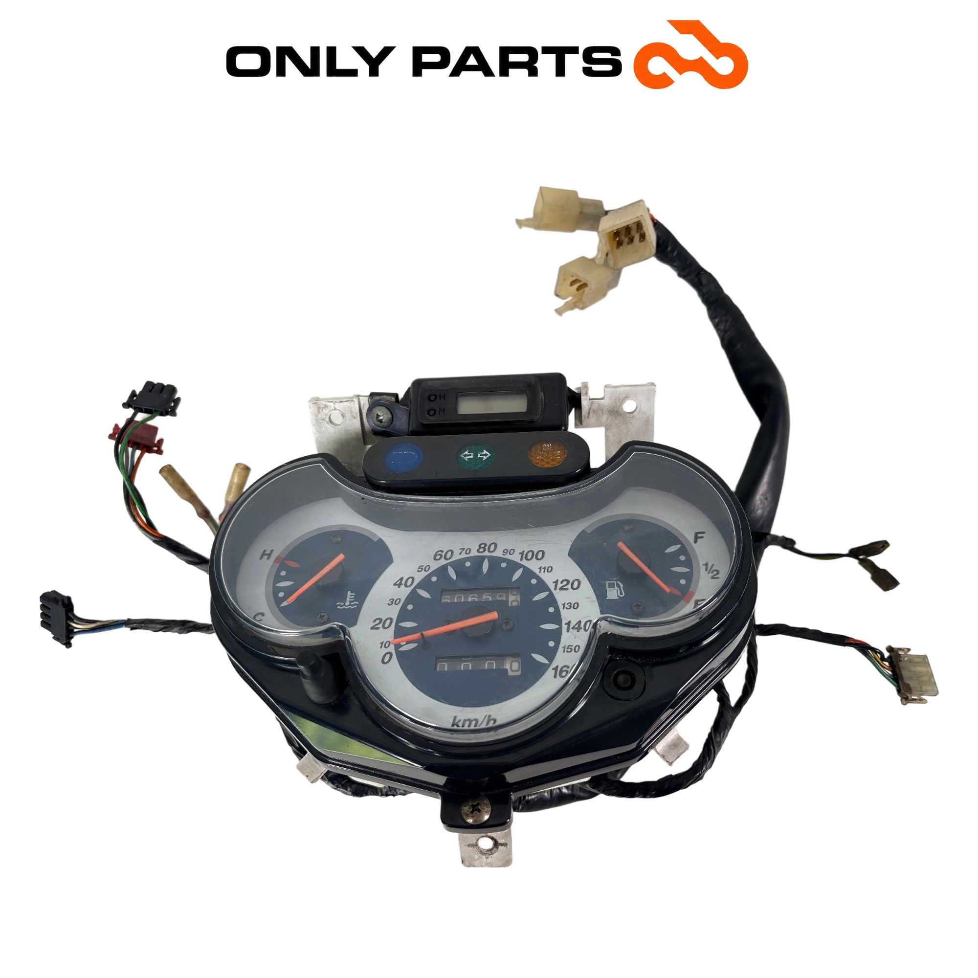 Used Instrument cluster speedometer Honda Sh 150cc 2002 Azzurro — real photo 3
