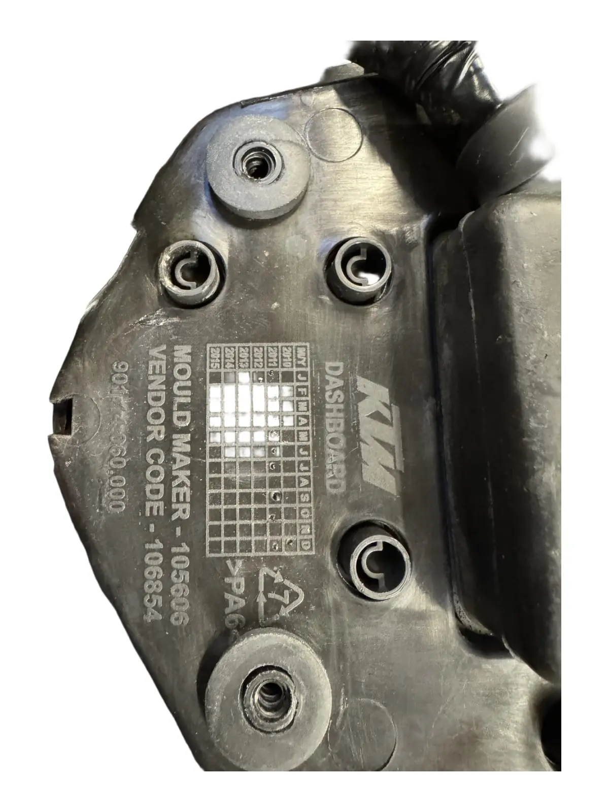 Used Strumentazione contachilometri KTM Duke 200cc 2012 Arancione — real photo 7
