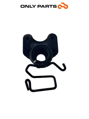 Gebrauchte Supporto manubrio inferiore / cavallotto / riser Yamaha X-max 125cc 2014 Grigio opaco — echtes Foto 2