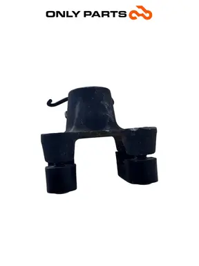 Gebrauchte Supporto manubrio inferiore / cavallotto / riser Yamaha X-max 125cc 2014 Grigio opaco — echtes Foto 4