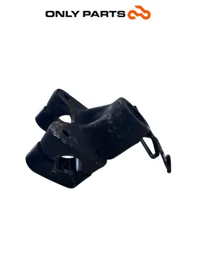 Gebrauchte Supporto manubrio inferiore / cavallotto / riser Yamaha X-max 125cc 2014 Grigio opaco — echtes Foto 5