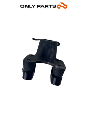 Gebrauchte Supporto manubrio inferiore / cavallotto / riser Yamaha X-max 125cc 2014 Grigio opaco — echtes Foto 8