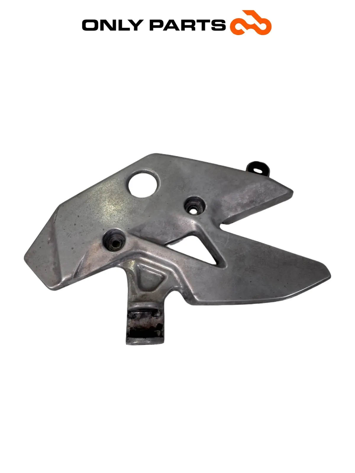 Gebrauchte Supporto pedana SX Honda CB 500 F 500cc 2014 Nero — echtes Foto 5