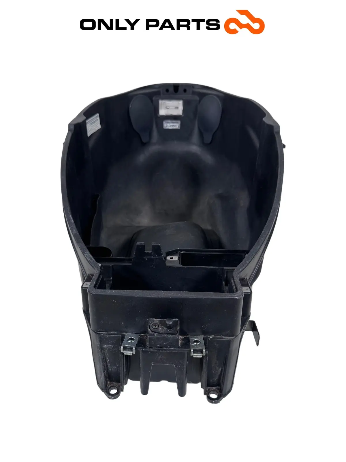 Gebrauchte Vano sottosella / vasca portacasco Piaggio Beverly Police 300cc 2018 Nero — echtes Foto 2