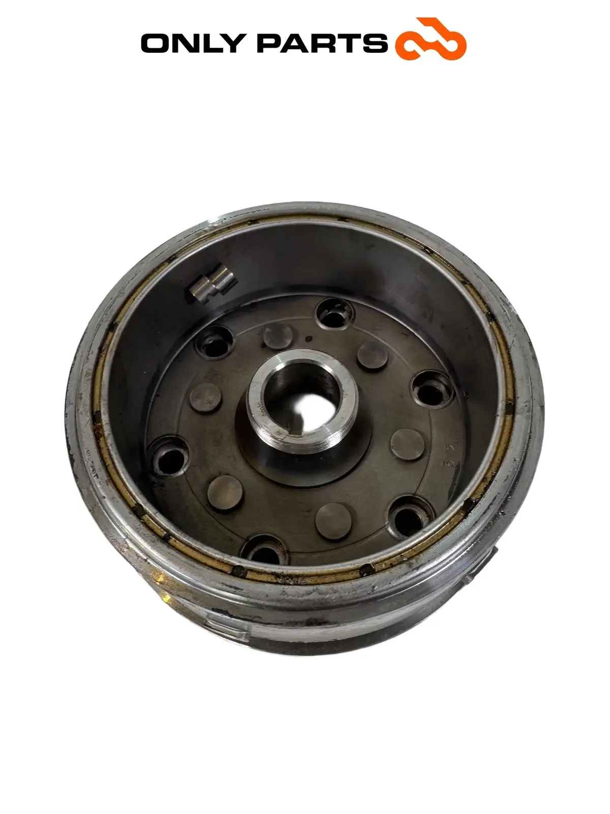 SETRVAČNÍK ROTOR ALTERNÁTORU BMW F 650 CS 2001 OEM BMW F 650 CS 2001 Grigio použitý — skutečná fotka 5